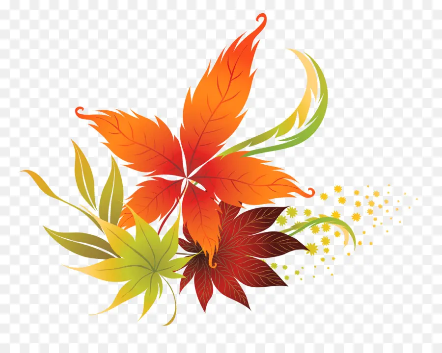 Otoño，Flor PNG