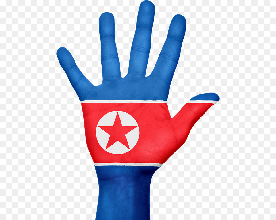 Bandera De Corea Del Norte，Mano PNG