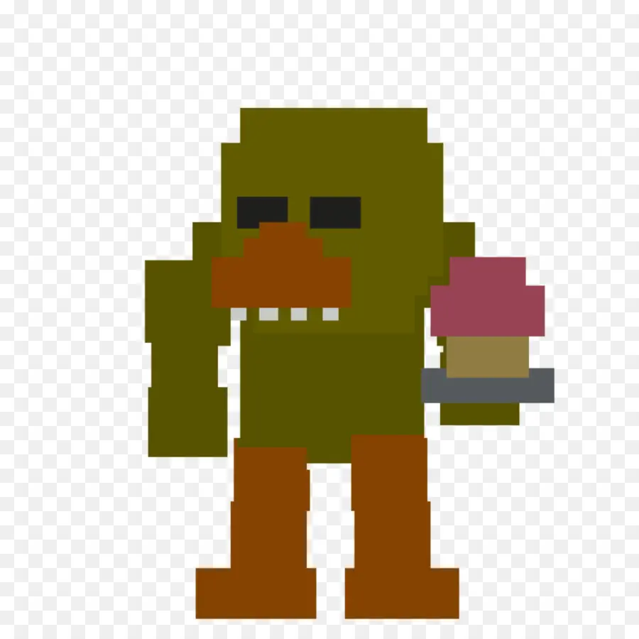 Personaje Pixelado，Píxel PNG