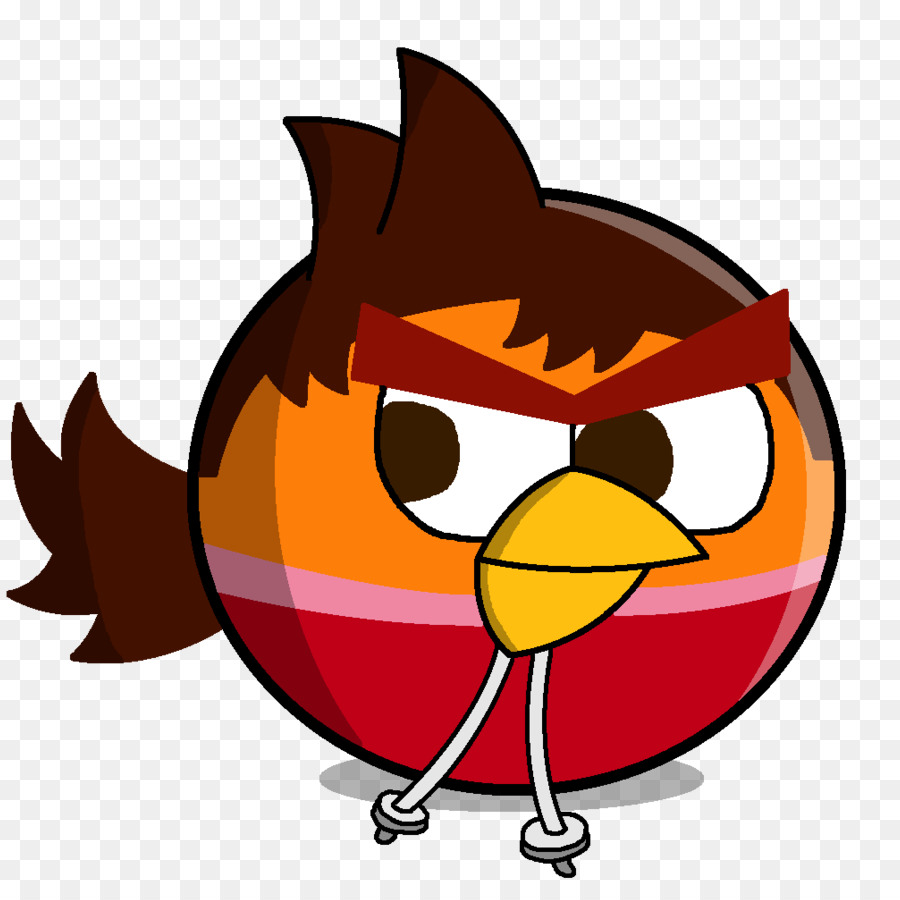 Pájaro Enojado，Rojo PNG