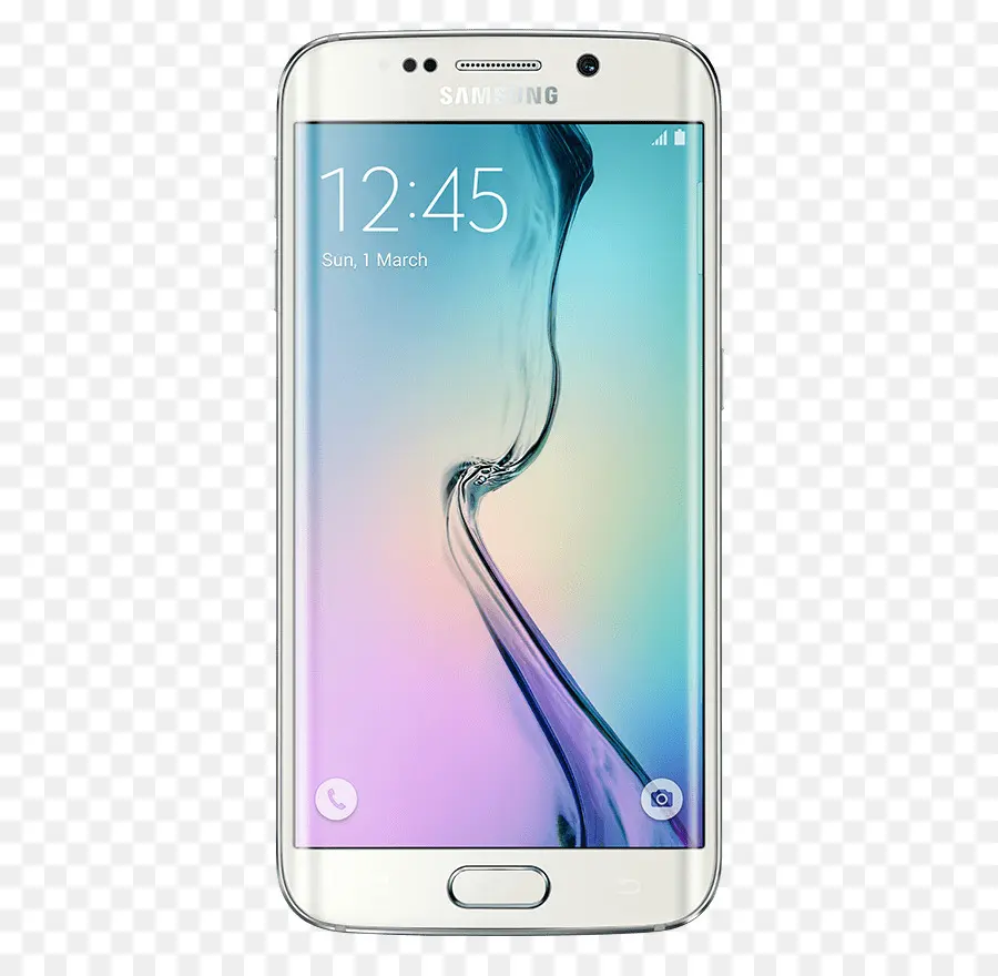 Samsung Galaxy S6 Edge，Smartphone PNG