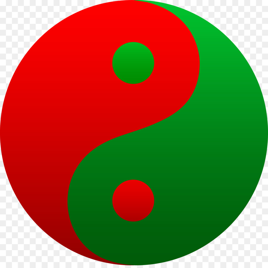 Yin Yang Verde，Balance PNG