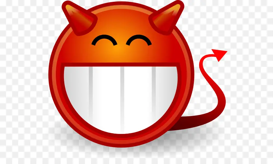 Emoji Del Diablo，Sonriente PNG