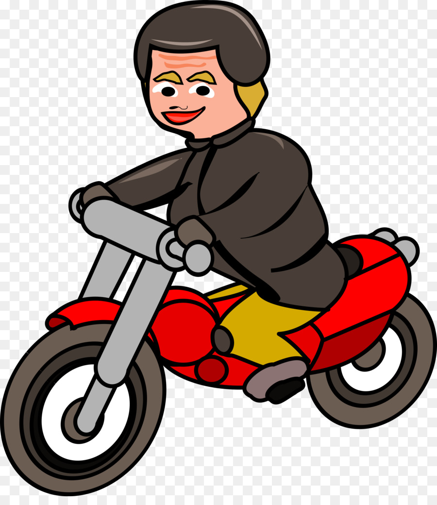 Motociclista，Bicicleta PNG