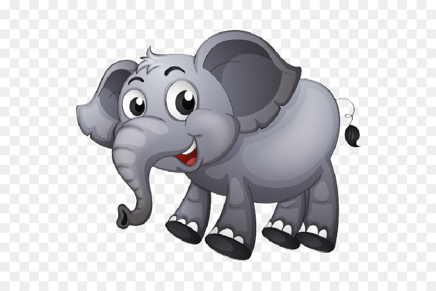 Elefante De Dibujos Animados，Colmillos PNG