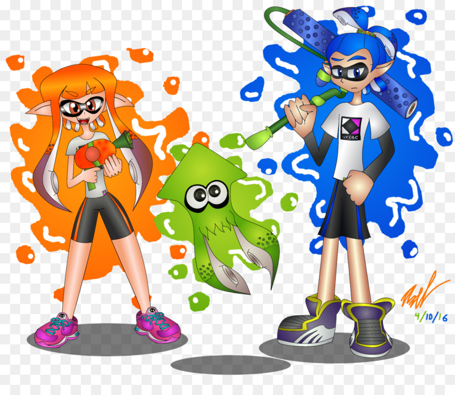 Splatoon，Dibujo PNG