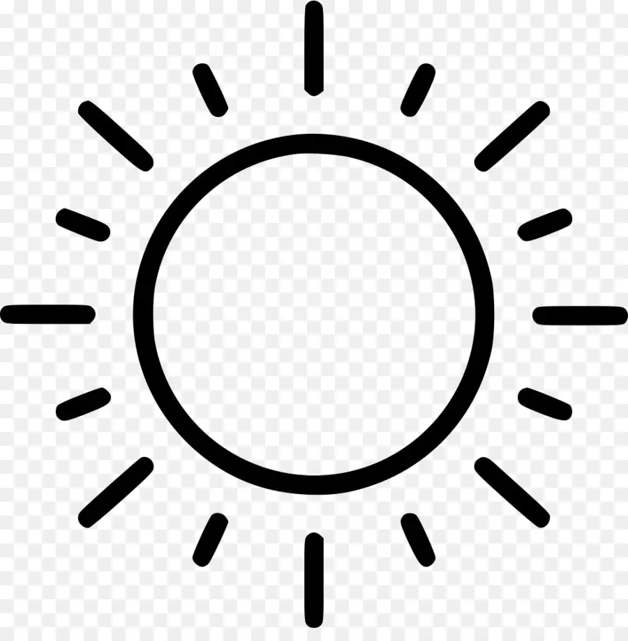 Icono Del Sol，Clima PNG