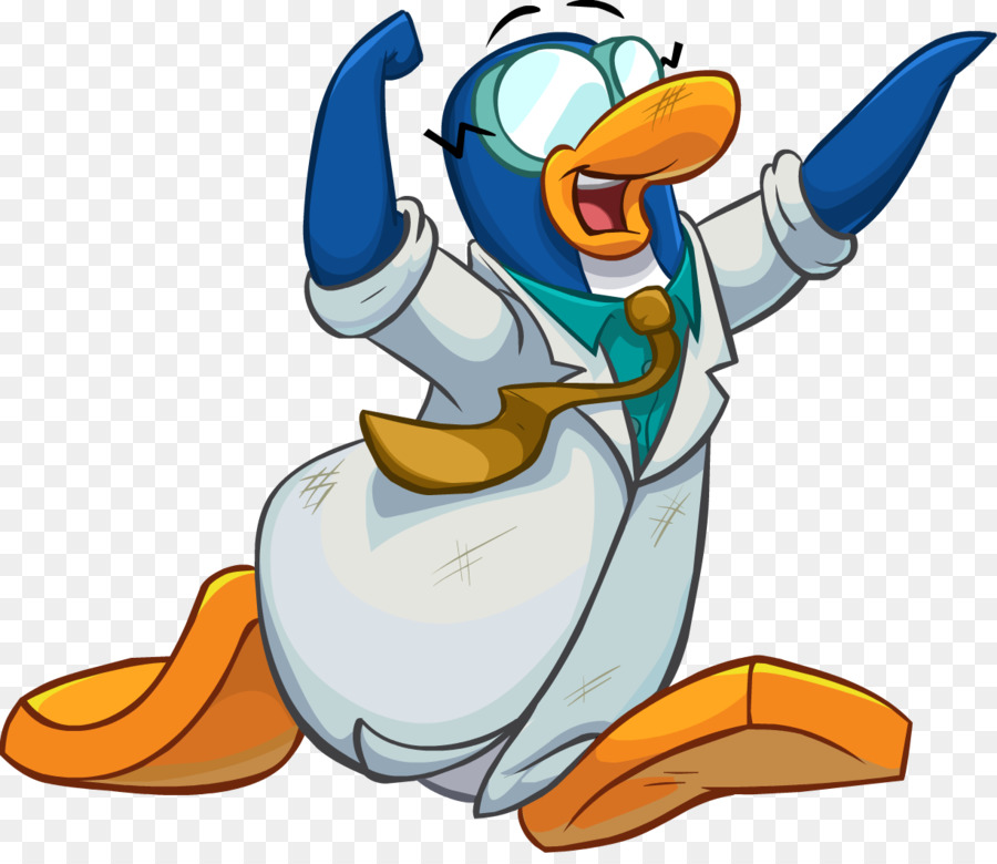 Científico Pingüino，Bata De Laboratorio PNG