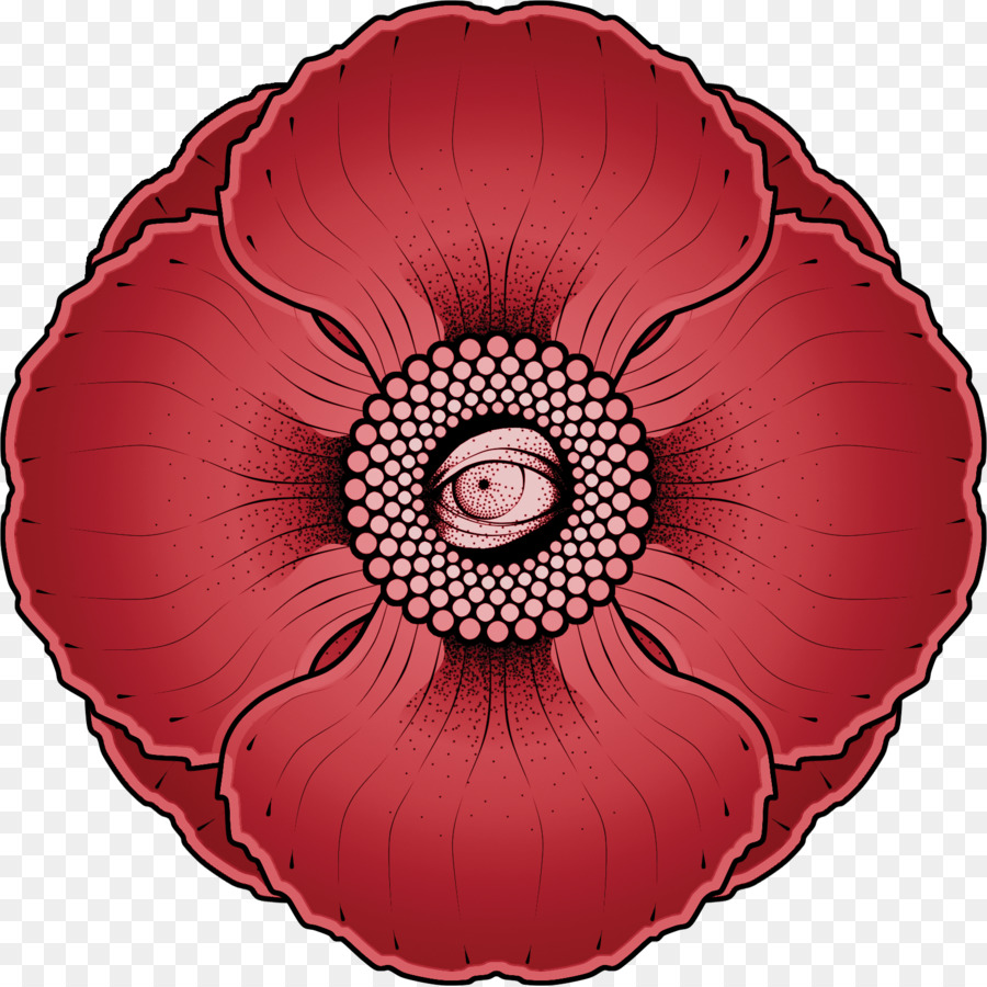 Flor Roja，Ojo PNG