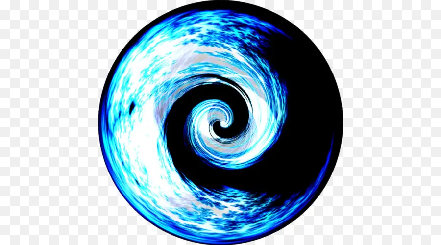 Remolino Azul，Espiral PNG