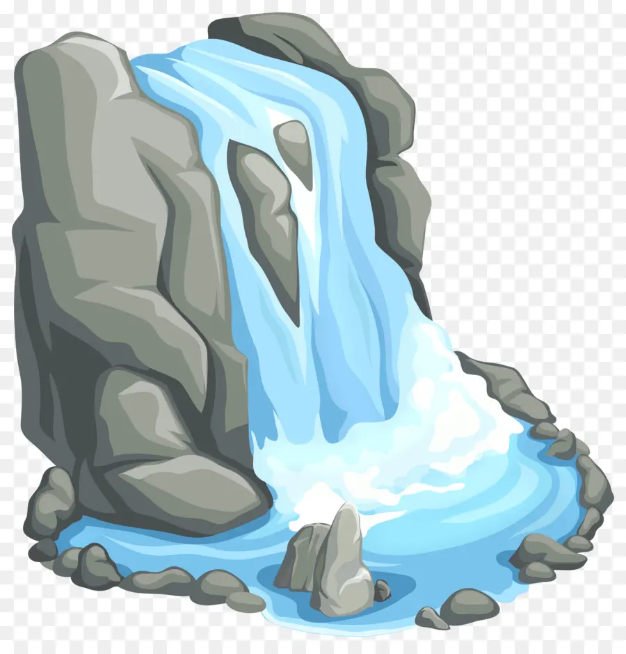 Dibujo，Cascada PNG