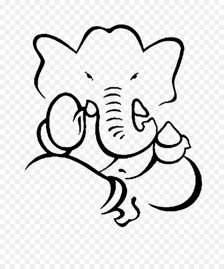 Ganesha，Dibujo PNG