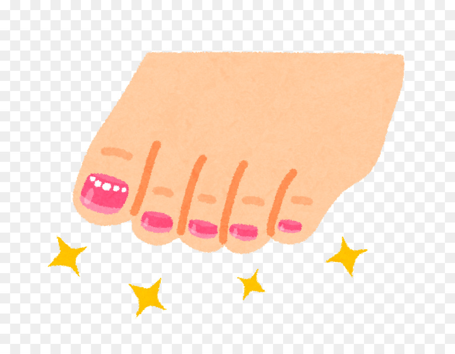 Pie Con Uñas Rosas，Dedos De Los Pies PNG