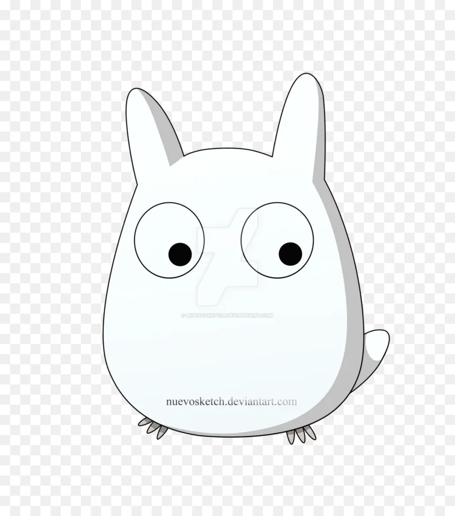 Personaje De Dibujos Animados Blanco，Lindo PNG