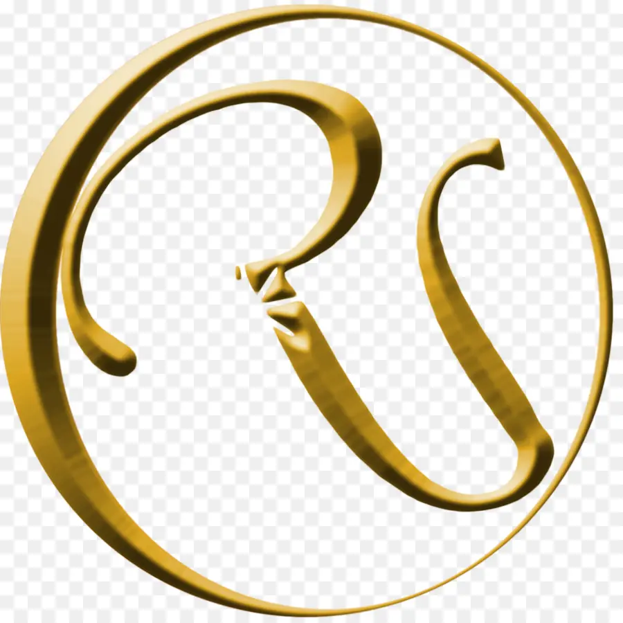 Logotipo Rs，Oro PNG