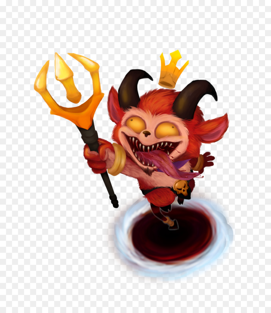 Personaje Demonio，Tridente PNG