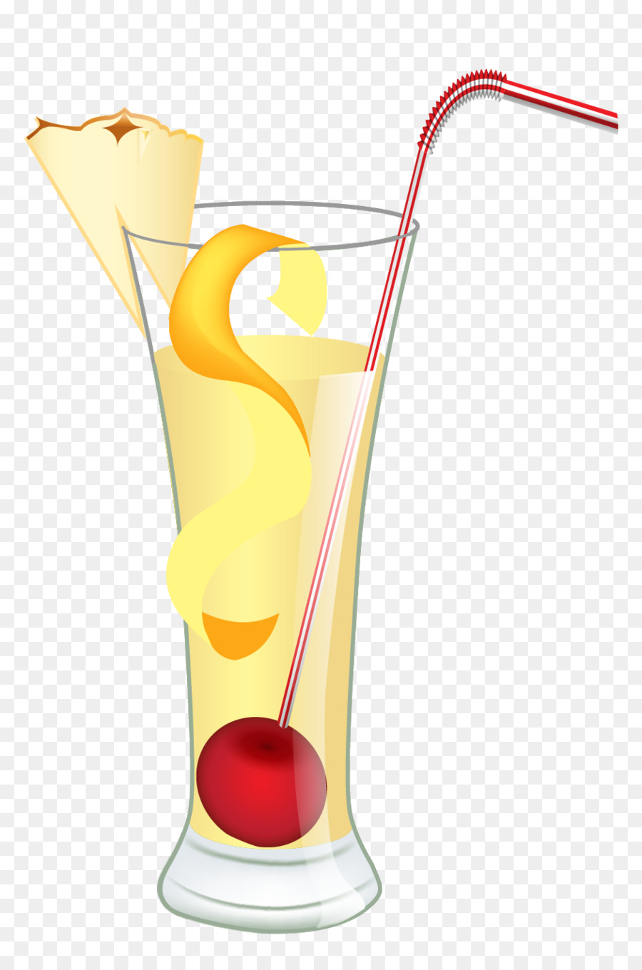 Bebida Amarilla，Vaso PNG