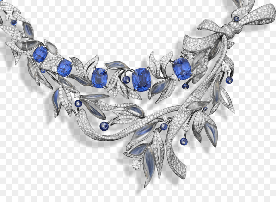 Collar De Gemas Azules，Gemas PNG