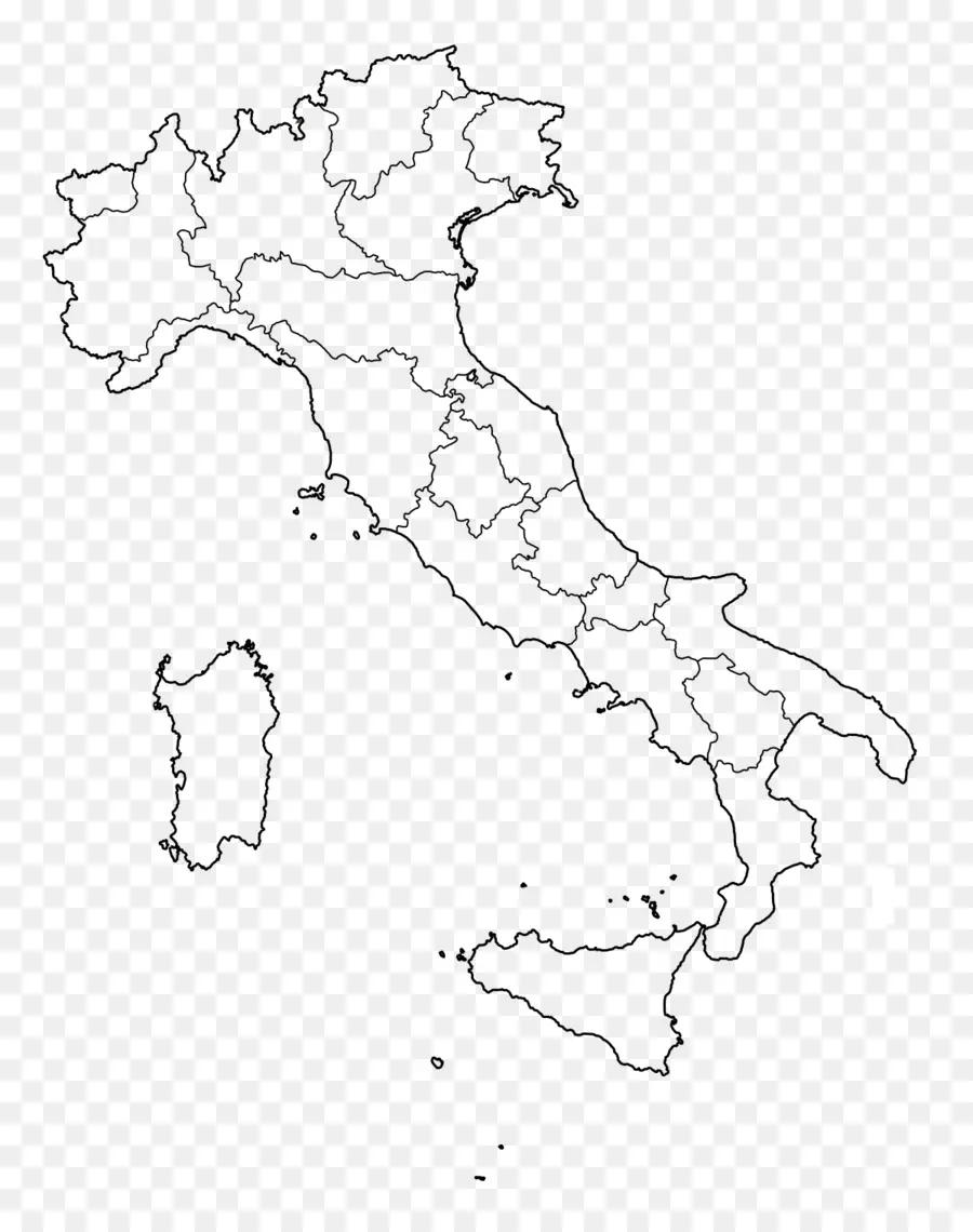 Mapa De Italia，País PNG