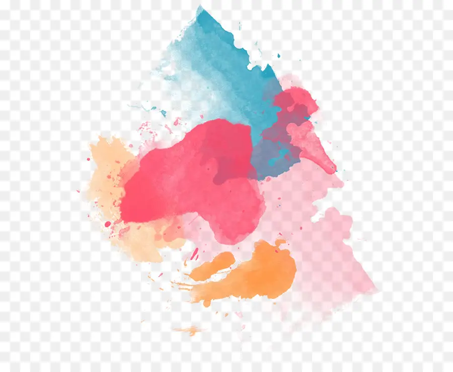 Pintura De Acuarela，Color PNG