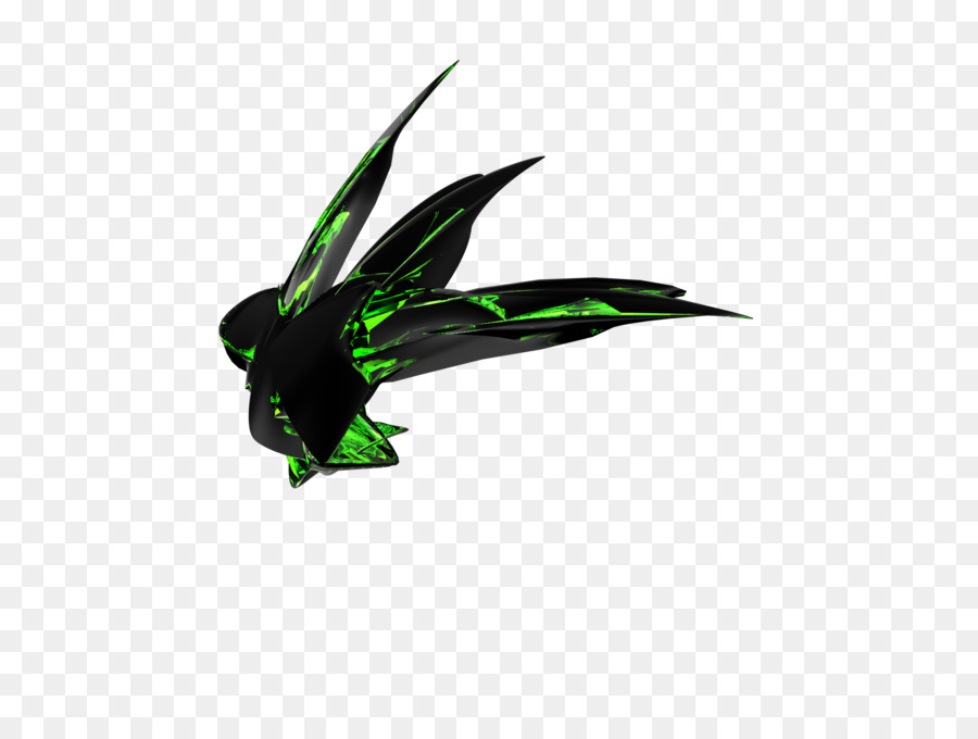 Cristal Negro Y Verde，Cristal PNG