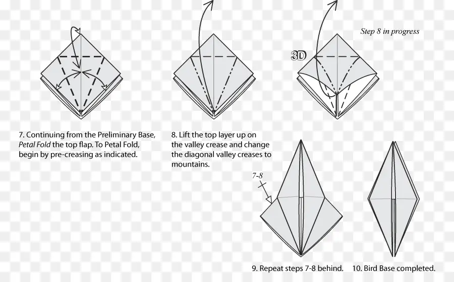 Origami，Pájaro PNG