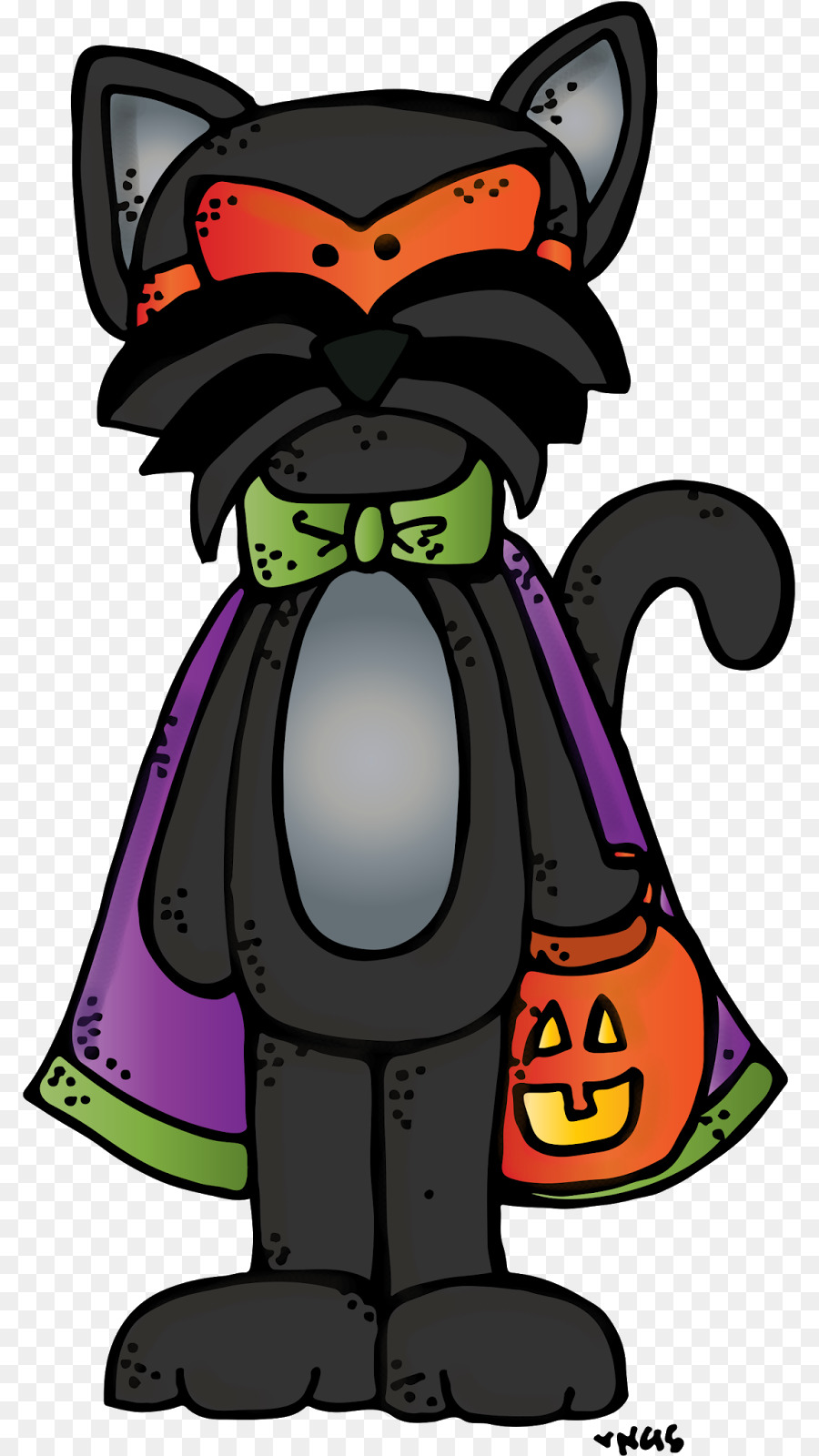 Gato De Halloween，Traje PNG