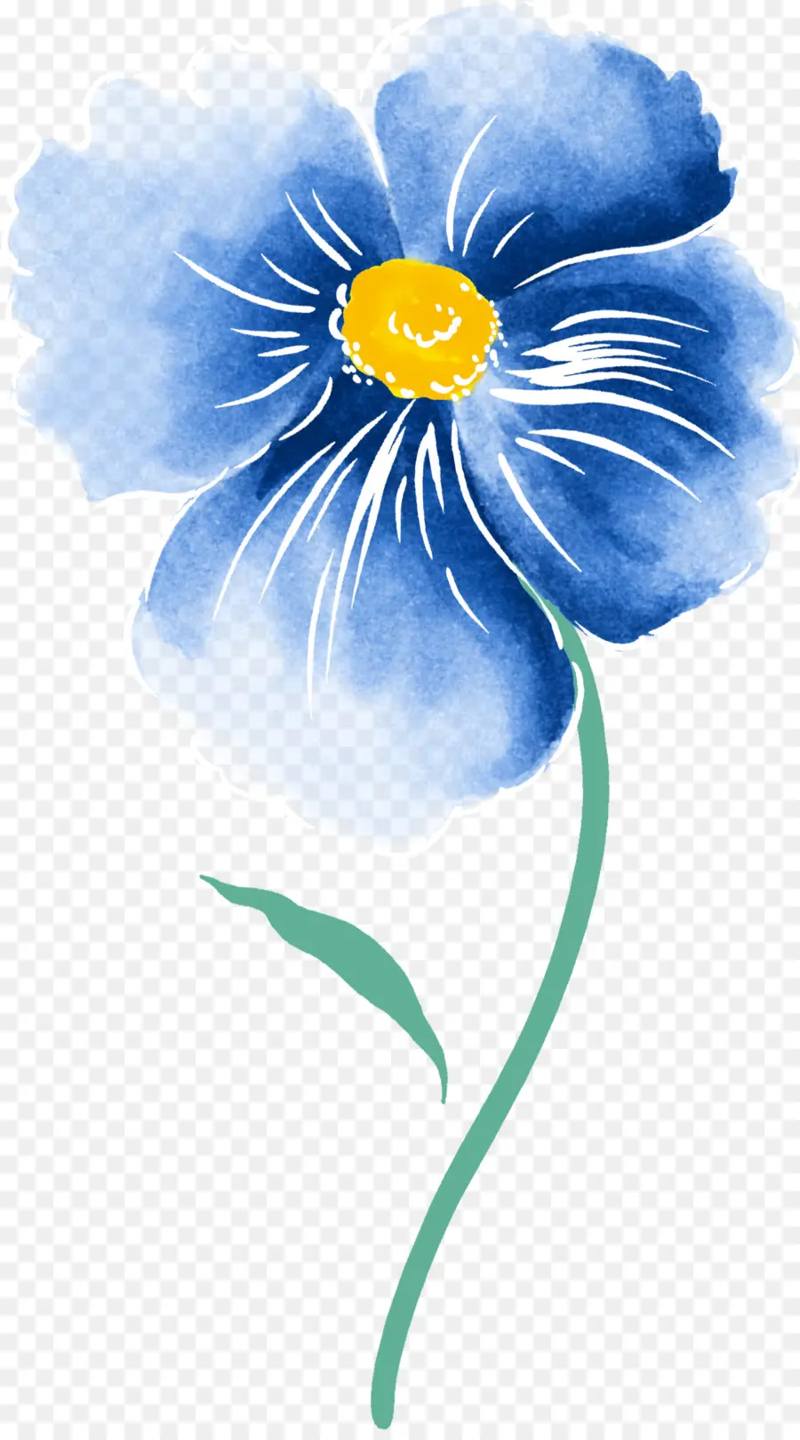 Acuarela De Flores，Pintura PNG