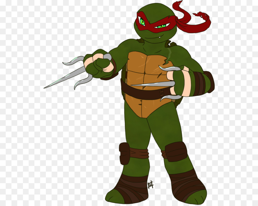 Tortuga Ninja Verde，Sai PNG