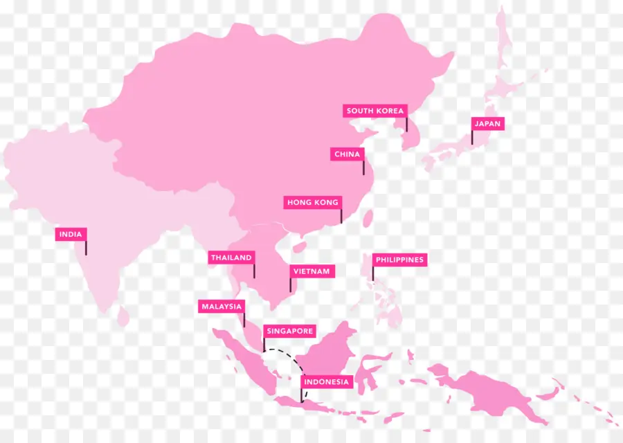 El Sudeste De Asia，Mapa PNG