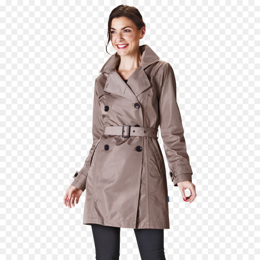 Mujer En Gabardina，Ropa PNG