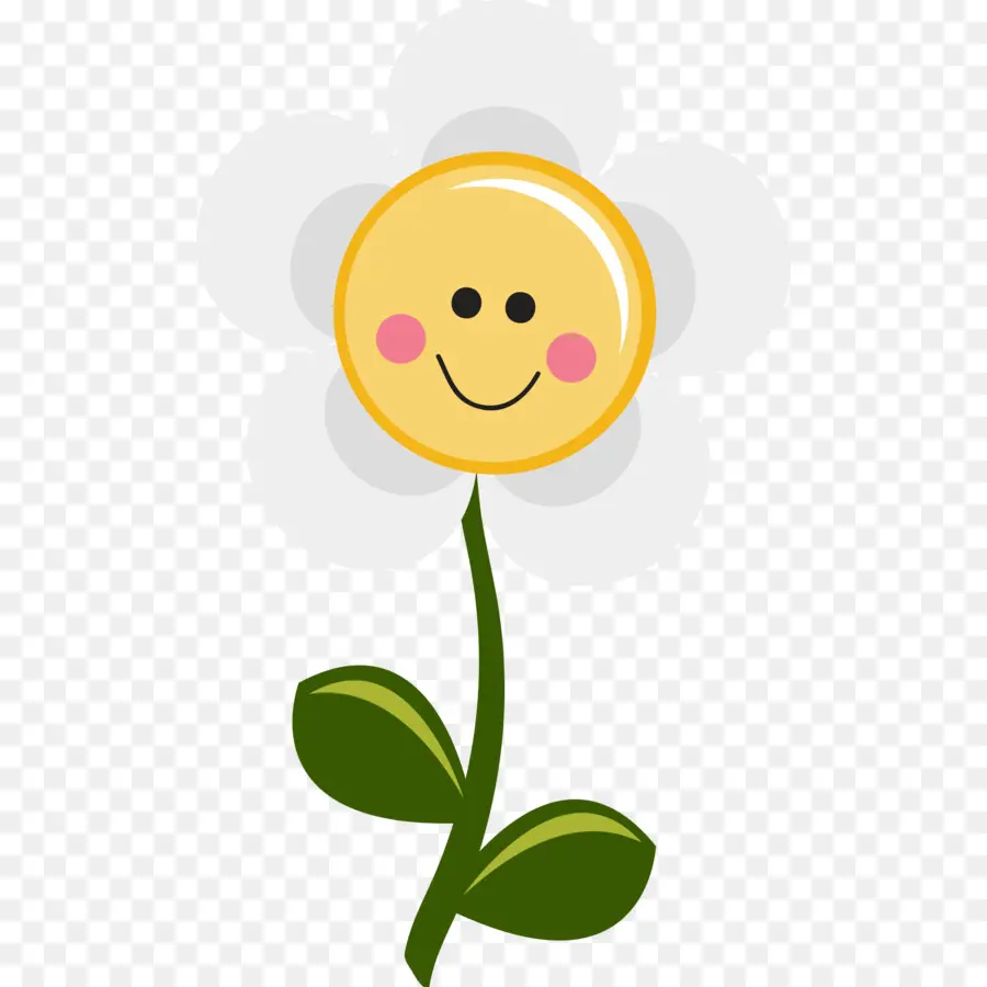 Flor Sonriente，Flor PNG