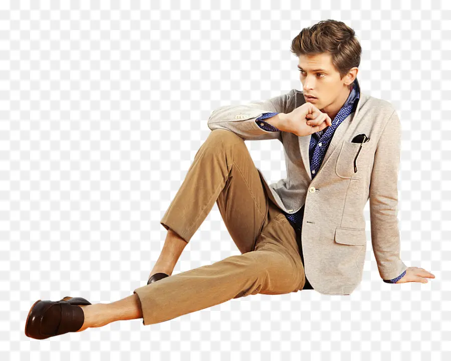 Hombre En Traje Elegante，Moda PNG