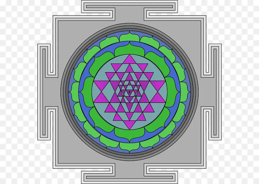 Shiva，Sri Yantra PNG