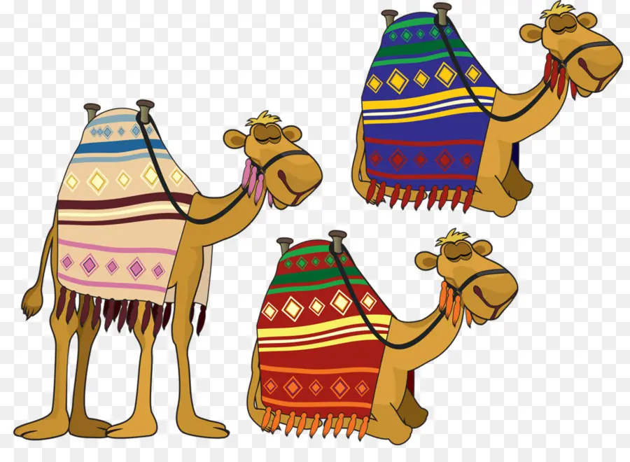 Camellos De Dibujos Animados，Desierto PNG