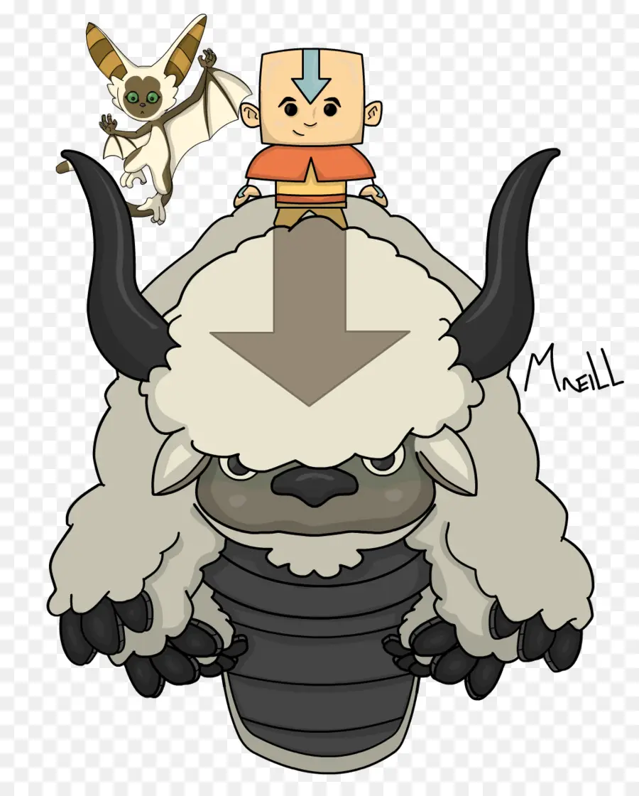 Personajes De Avatar，Aang PNG