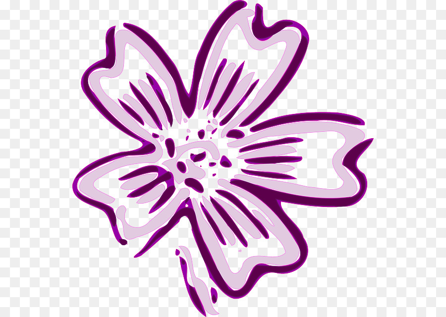 Flor，Púrpura PNG