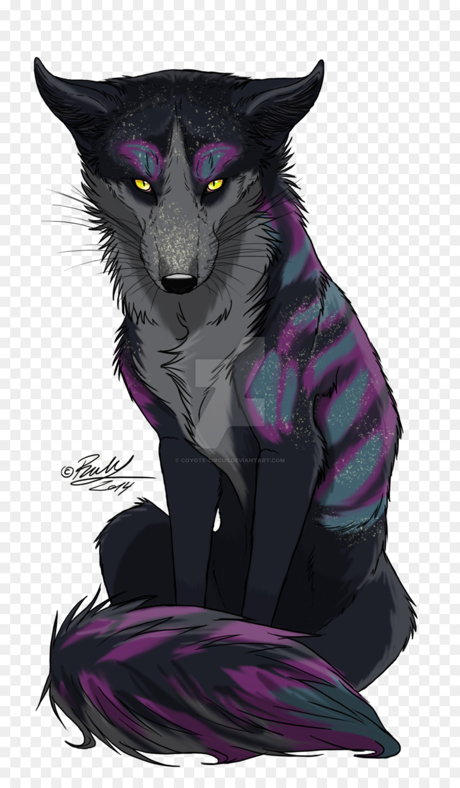 Lobo De Fantasía，Dibujo PNG