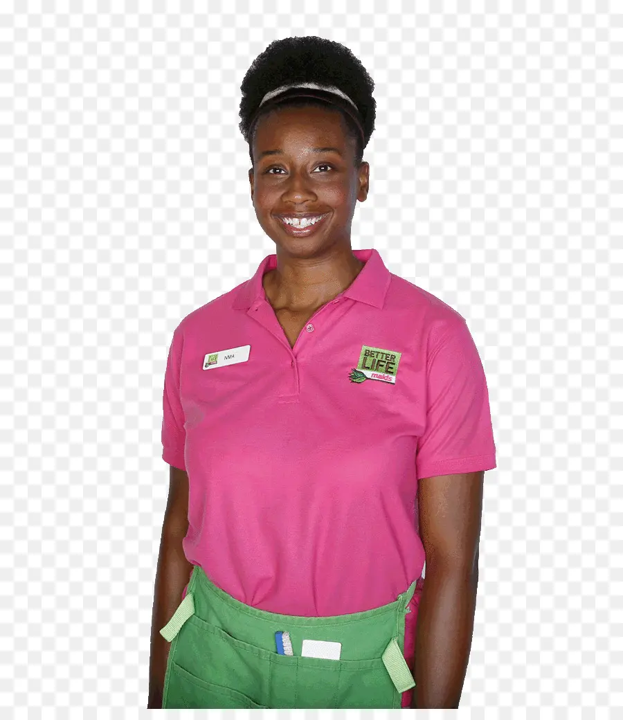 Mujer Con Camisa Rosa，Sonriente PNG