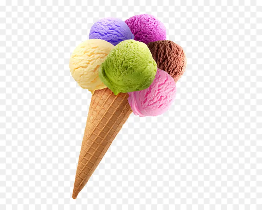 Helado Verde，Cono PNG