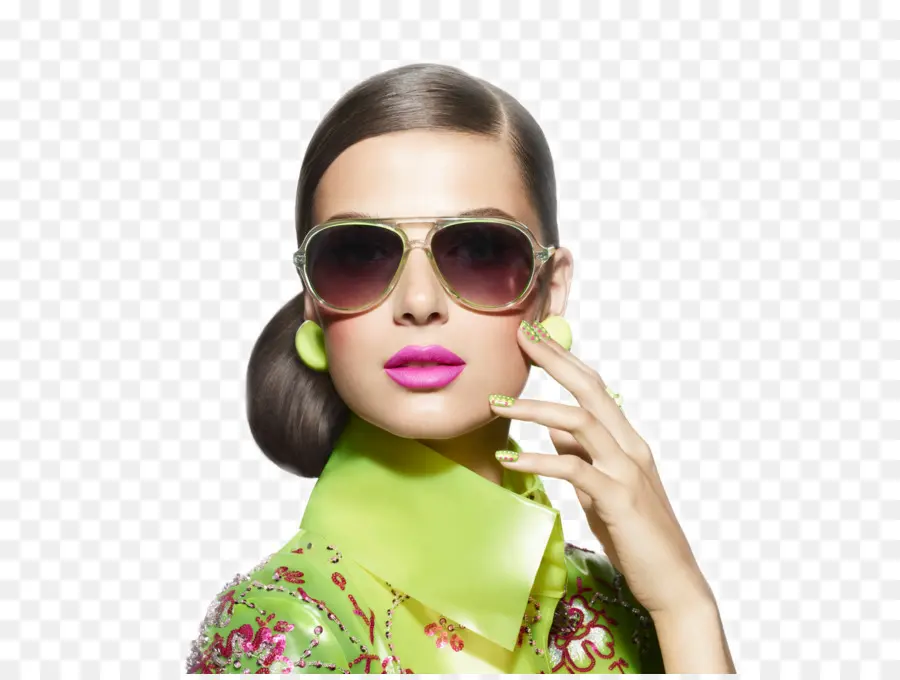 Mujer Con Gafas De Sol，Glamour PNG