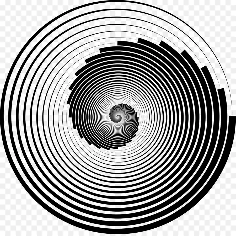 Espiral Hipnótica，Ilusión óptica PNG