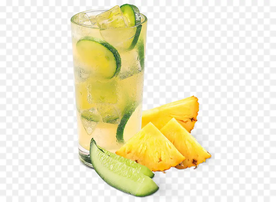 Bebida De Piña Y Pepino，Bebida PNG