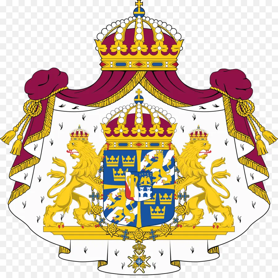 Escudo De Armas，Suecia PNG