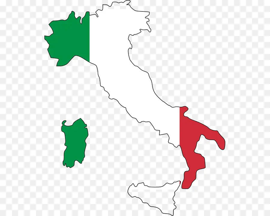 Mapa De Italia，País PNG