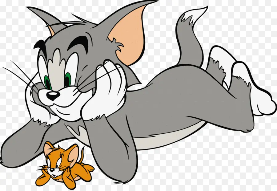 Gato Y Ratón De Dibujos Animados，Perseguir PNG