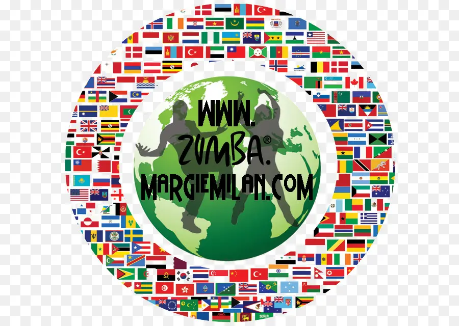 Logo De Zumba Con Banderas，Zumba PNG