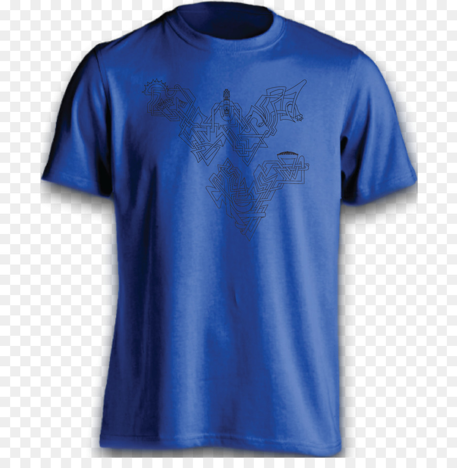 Camiseta，Azul PNG