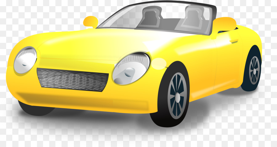 Coche Amarillo，Vehículo PNG