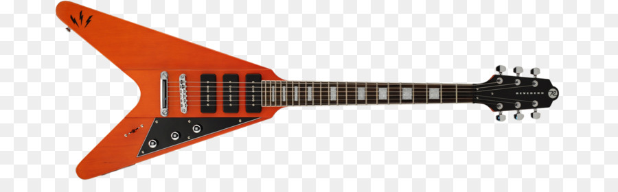 Guitarra Eléctrica，Naranja PNG